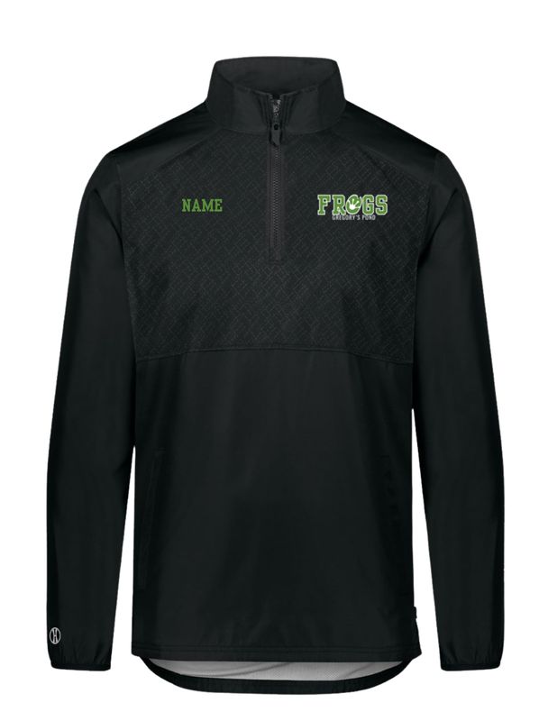 Gregory's Pond Team Embroidered Warm Up Pullover Jacket