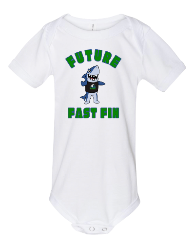 Foxcroft FAST Fins Custom ONESIE - White or Sport Grey - 