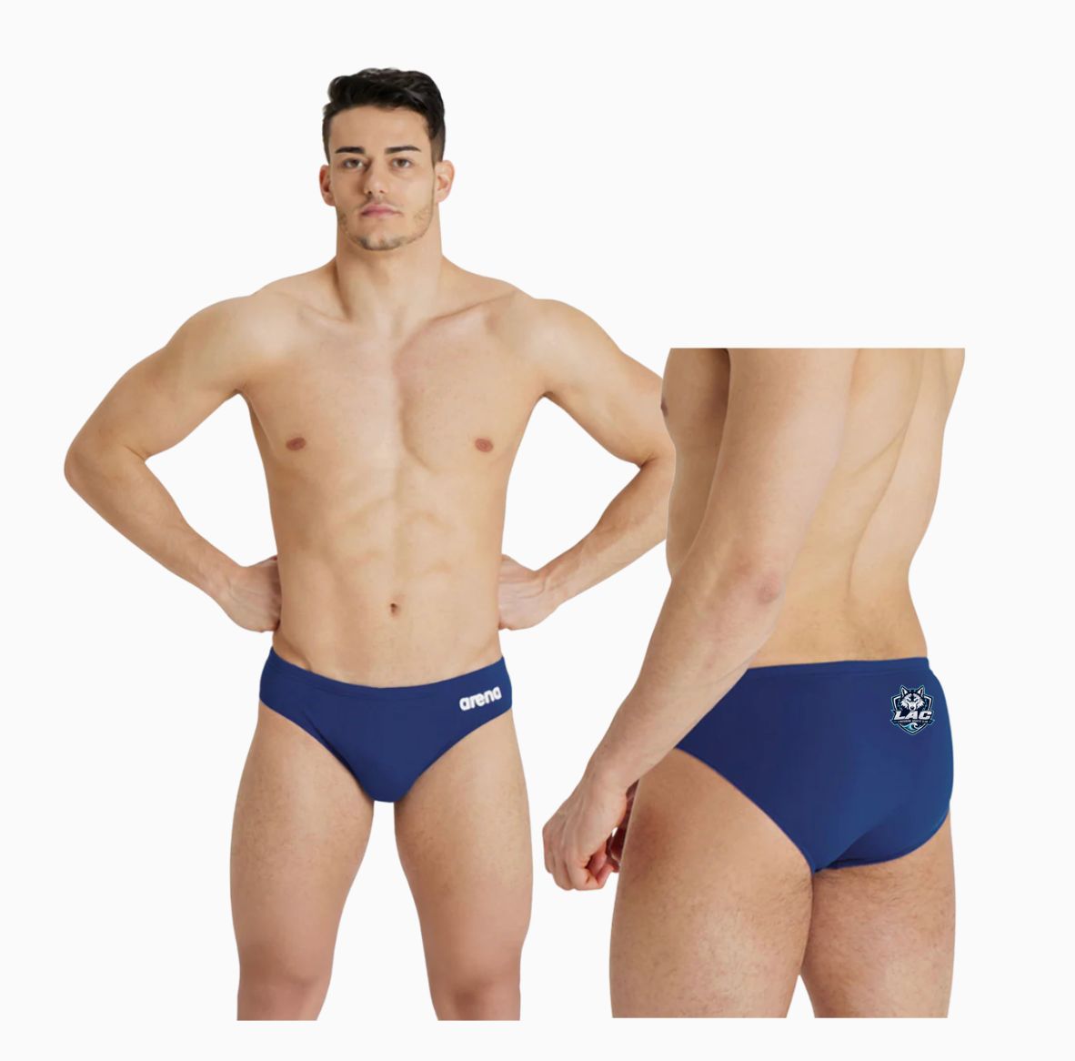 LAC Lynchburg Aquatic Club Arena Brief with Team Logo LAC Lynchburg Aquatic Club Arena Brief with Team Logo