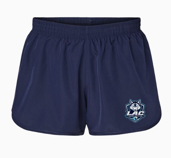 LAC Lynchburg Aquatic Club Team Embroidered Girls Augusta Wayfarer Shorts - Navy LAC Lynchburg Aquatic Club Team Embroidered Girls Augusta Wayfarer Shorts - Navy