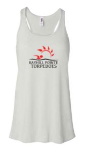 Bayhill Pointe Torpedoes Ladies & Girls Racerback Tank -  White
