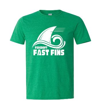 Foxcroft FAST Fins TeamT-Shirt - Heather Irish Green