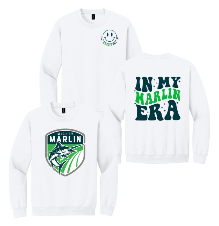 Smoketree Crew Sweatshirt  - White  - 2 Design Options