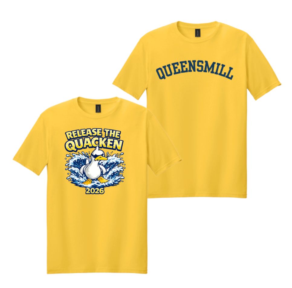 Queensmill Quackers Team T-Shirt - Daisy - 2 Designs - Adult & Youth Sizes