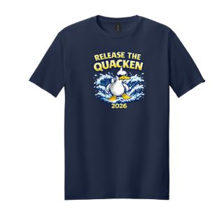 Queensmill Quackers Team T-Shirt - Navy - Adult & Youth Sizes