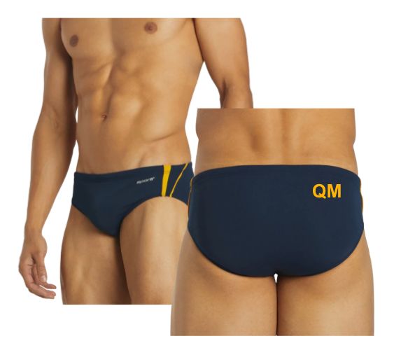 Queensmill Quackers HydroLast Splice Male Brief with Logo