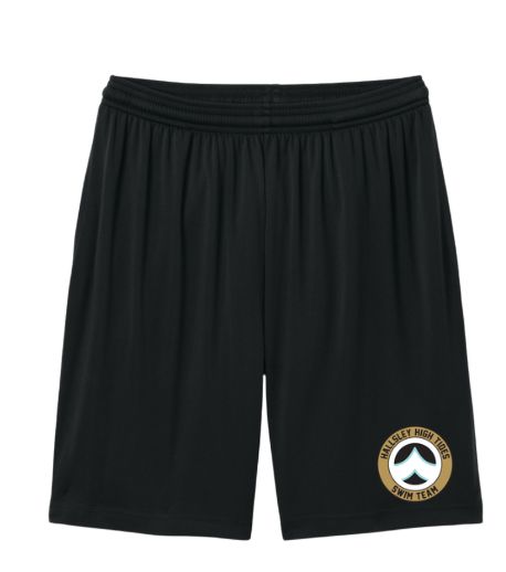 Hallsley High Tides Custom Team Boys & Mens Shorts with Embroidered Logo - Black - YOUTH & ADULT Sizing Hallsley High Tides Custom Team Boys & Mens Shorts with Embroidered Logo - Black - YOUTH & ADULT Sizing
