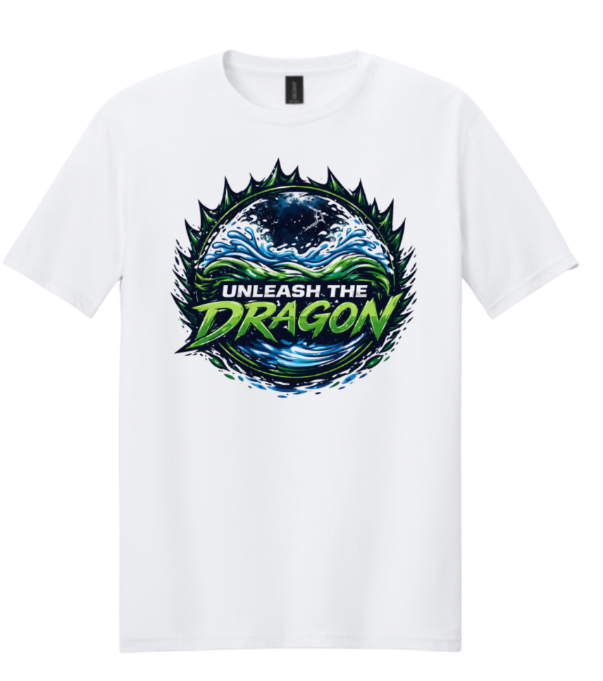 Magnolia Green Sea Dragons T-Shirt - White - 4 Design Options - Youth and Adult Sizes