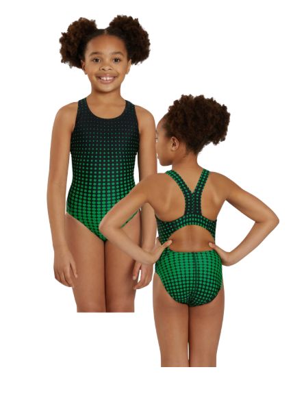 Magnolia Green Sea Dragons Print Thick Strap Suit