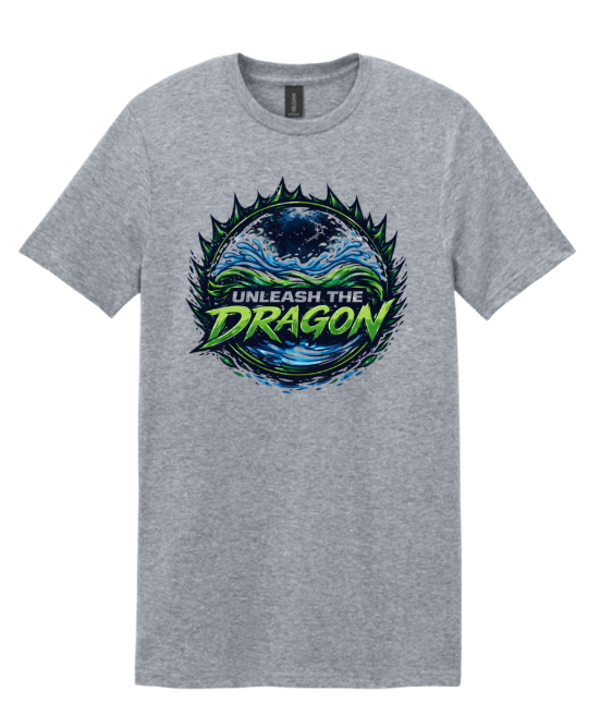Magnolia Green Sea Dragons T-Shirt - Sport Grey - 4 Design Options - Youth and Adult Sizes
