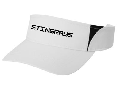 Beulah StingraysEmbroidered Visor - White/Black Beulah StingraysEmbroidered Visor - White/Black