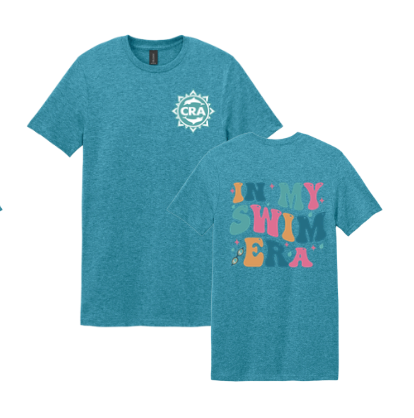 CRA Dolphins TEAM GRAPHICS T-Shirt - Teal - Youth & Adult Sizes
