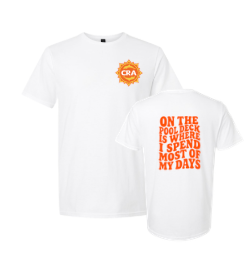 CRA Dolphins TEAM GRAPHICS T-Shirt - White - Youth & Adult Sizes
