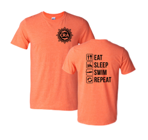 CRA Dolphins TEAM GRAPHICS T-Shirt - Heather Orange - Youth & Adult Sizes