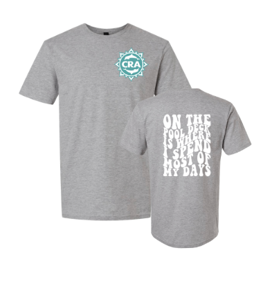 CRA Dolphins TEAM GRAPHICS T-Shirt - Sport Grey - Youth & Adult Sizes
