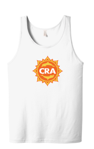 CRA Dolphins Unisex Jersey Tank Top - White - Adult & Youth