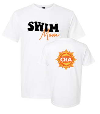 CRA Dolphins TEAM SWIM MOM T-Shirt - Sport Grey - Youth & Adult Sizes