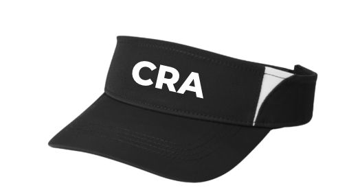 CRA Dolphins Embroidered Visor - Black/White