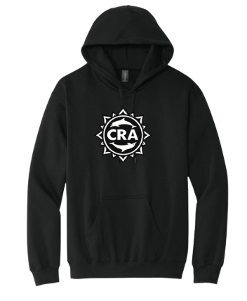CRA Dolphins Team Hoodie Sweatshirt - White, Black or Sport Grey - Youth & Adult Sizes