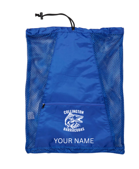 Collington Barracudas Embroidered Mesh Backpack- Royal