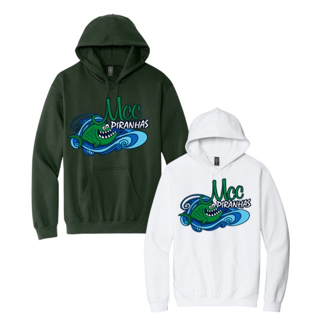 Meadowbrook MCC Piranhas Team  Hoodie Sweatshirt - Youth & Adult - NEW DESIGN