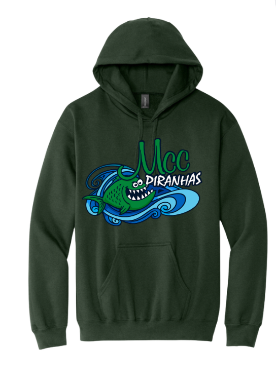 Meadowbrook MCC Piranhas Team  Hoodie Sweatshirt - Youth & Adult - NEW DESIGN