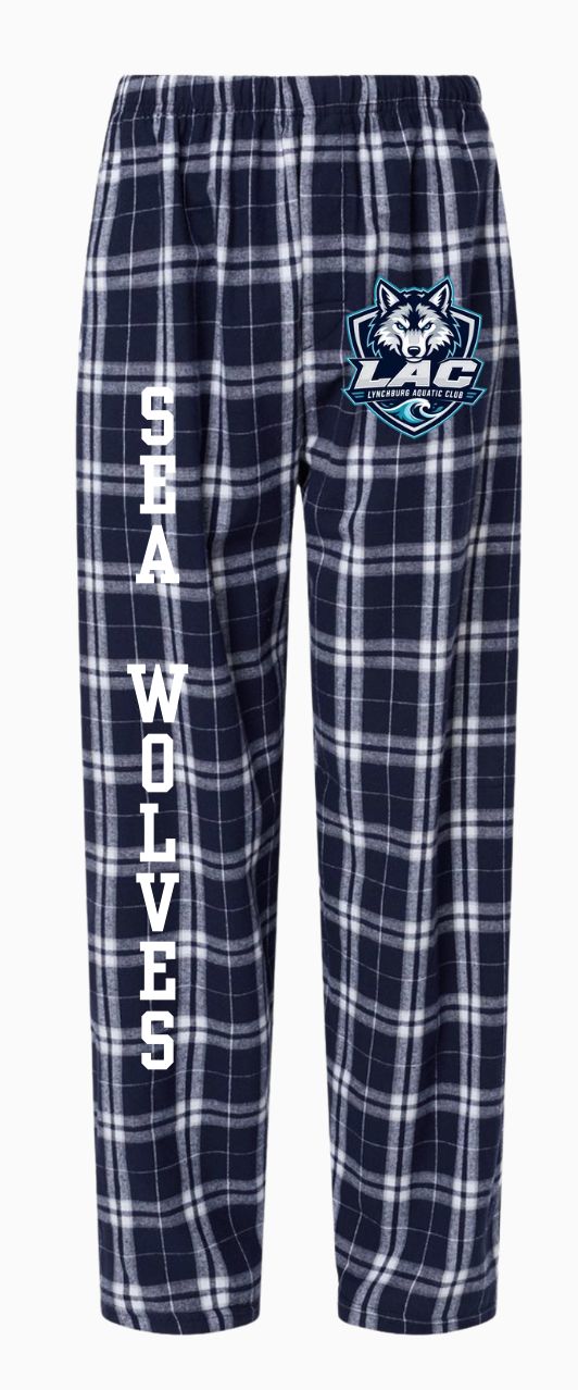 LAC Lynchburg Aquatic Club Team Flannel Pajama Pants - Youth & Adult Sizes LAC Lynchburg Aquatic Club Team Flannel Pajama Pants - Youth & Adult Sizes