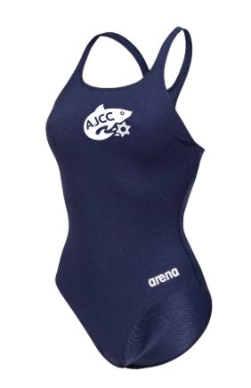 Asheville AJCC Swimming Arena Pro Back Suit with Team Logo  - Thick Strap
