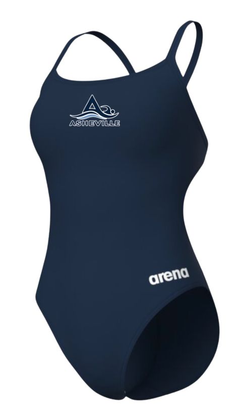 Asheville Swimming Arena Challenge Back with Team Logo - Thin Strap/Cut Out Back Suit Asheville Swimming Arena Challenge Back with Team Logo - Thin Strap/Cut Out Back Suit