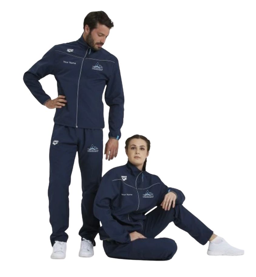 Asheville Swimming Arena Team Warm Up JACKET with Embroidered Logo