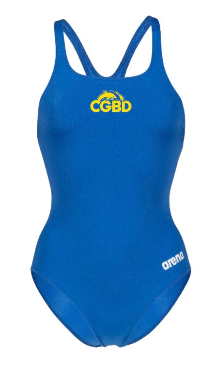 CGBD Swimming Arena Pro Back Suit with Team Logo - Thick Strap CGBD Swimming Arena Pro Back Suit with Team Logo - Thick Strap