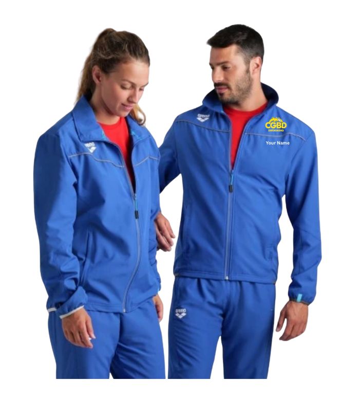 CGBD Swimming Arena Team Warm Up JACKET with Embroidered Logo CGBD Swimming Arena Team Warm Up JACKET with Embroidered Logo