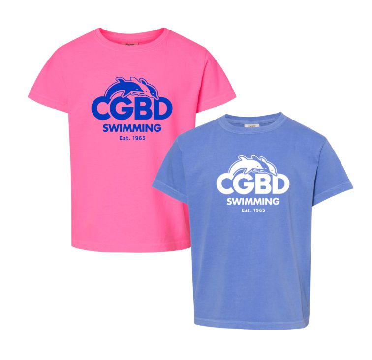 CGBD T-Shirt - COMFORT COLORS - Neon Pink or Flo Blue - Youth & Adult Sizes CGBD T-Shirt - COMFORT COLORS - Neon Pink or Flo Blue - Youth & Adult Sizes