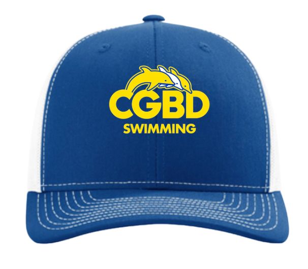 CGBD Swimming Embroidered Snapback Trucker Cap Hat CGBD Swimming Embroidered Snapback Trucker Cap Hat