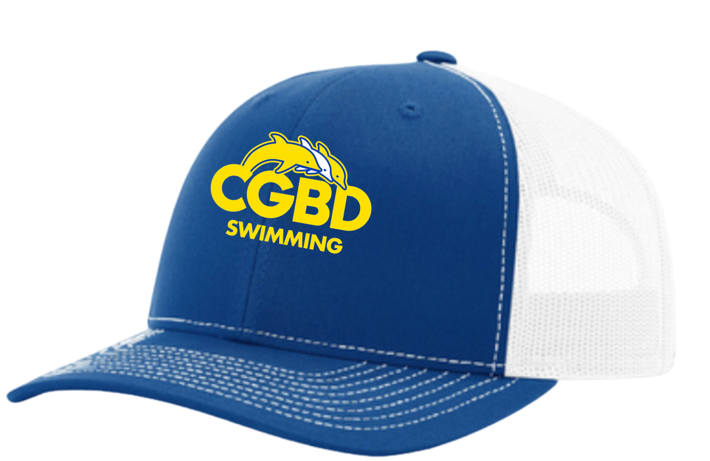 CGBD Swimming Embroidered Snapback Trucker Cap Hat