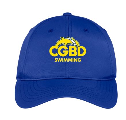 CGBD Swimming Embroidered DryZone Nylon Cap Hat CGBD Swimming Embroidered DryZone Nylon Cap Hat