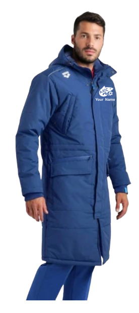Asheville AJCC Swimming Arena Team Parka with Embroidered Logo - Royal