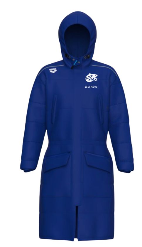 Asheville AJCC Swimming Arena Team Parka with Embroidered Logo - Royal Asheville AJCC Swimming Arena Team Parka with Embroidered Logo - Royal
