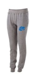 Asheville AJCC Swimming Team Embroidered Ladies Holloway Fleece Jogger Sweatpants - Grey