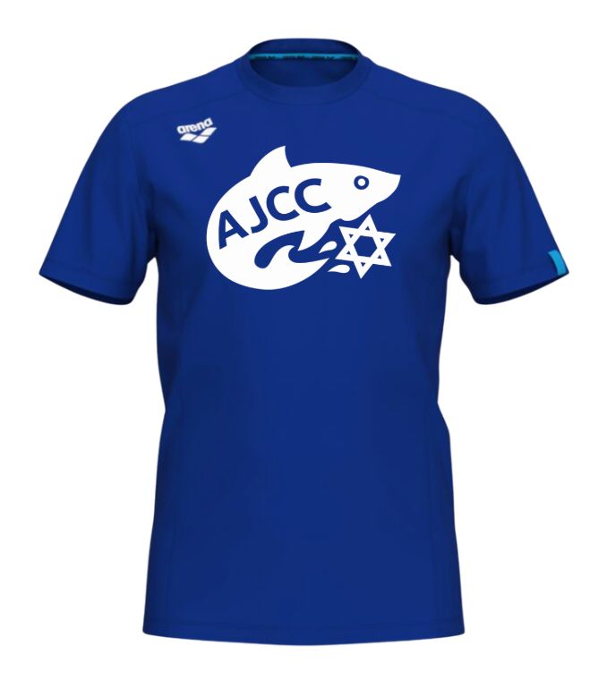 Asheville AJCC Swimming Arena Team T-Shirt with Logo - Royal