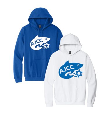 Asheville AJCC Swimming Team HOODIE Sweatshirt - White, Navy or Sport Grey - Youth and Adult Sizing