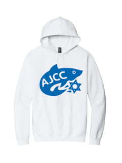 Asheville AJCC Swimming Team HOODIE Sweatshirt - White, Navy or Sport Grey - Youth and Adult Sizing