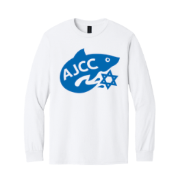 Asheville AJCC Swimming Team LONG Sleeve T-Shirt - Royal or White - Youth & Adult Sizes