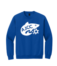 Asheville AJCC Swimming Team CREW Sweatshirt - Royal or White - Youth & Adult Sizes