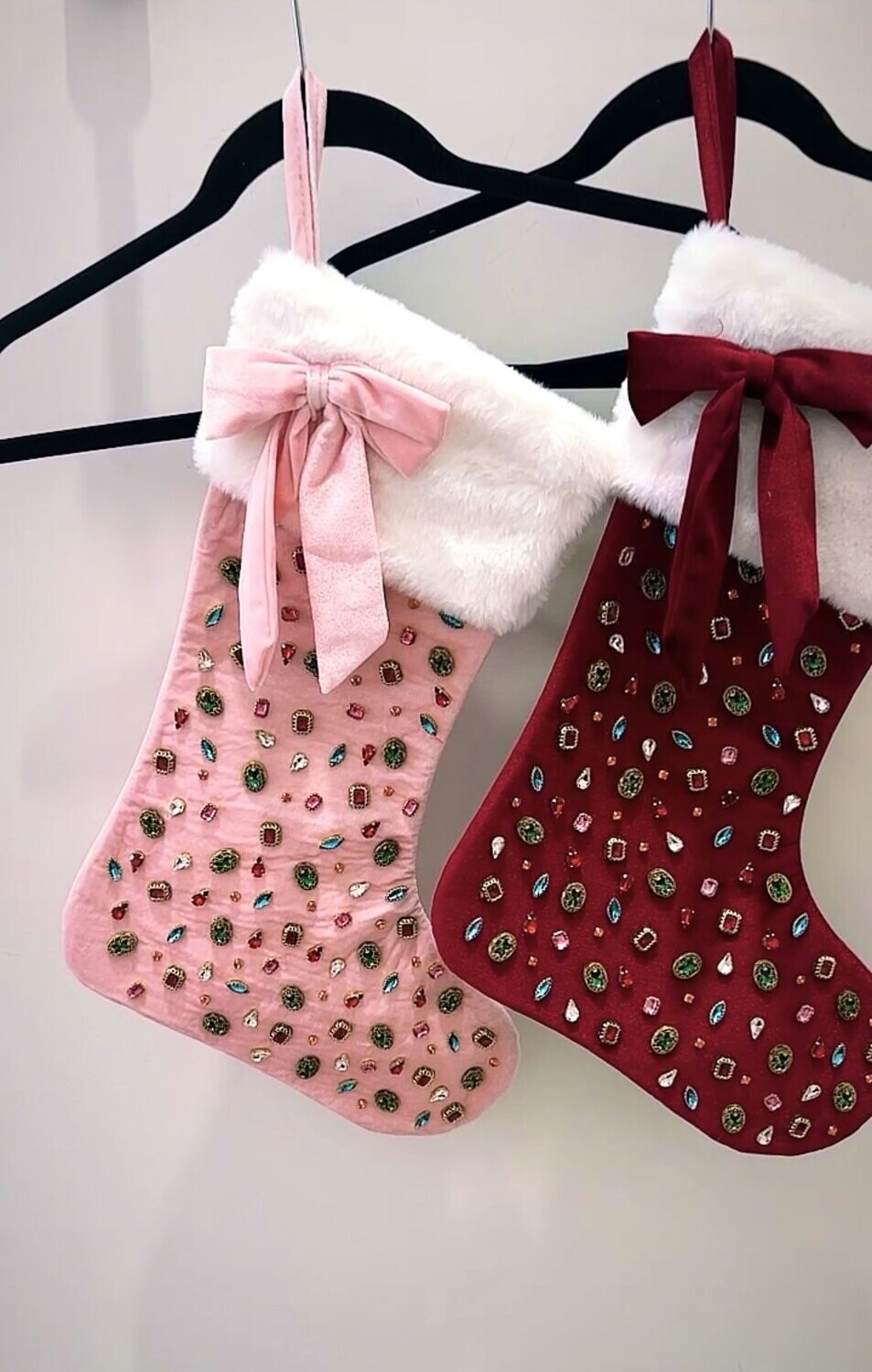 Brianna Cannon Bejeweled Christmas Stocking 