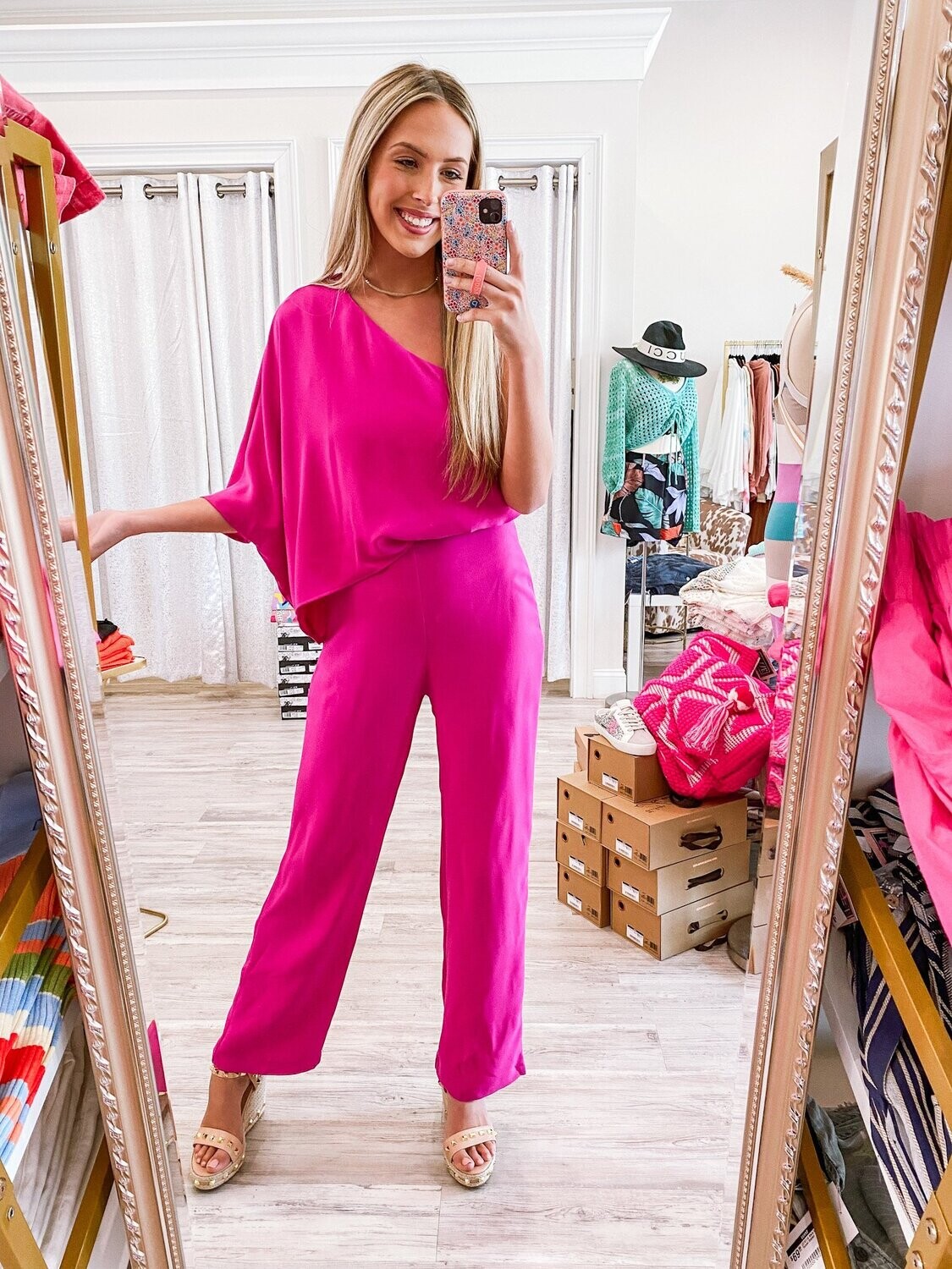 One Shoulder Jumpsuit