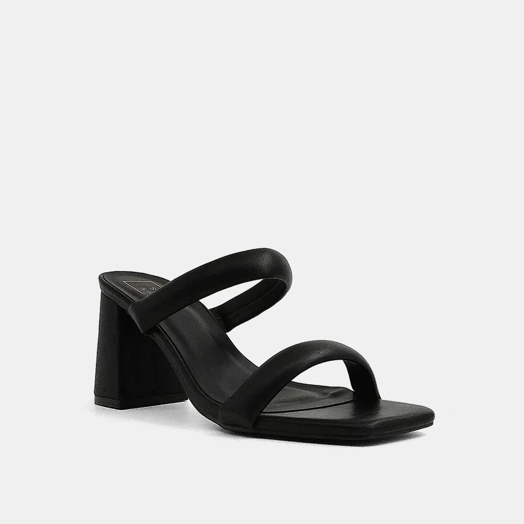 Farah Heeled Sandals - Black