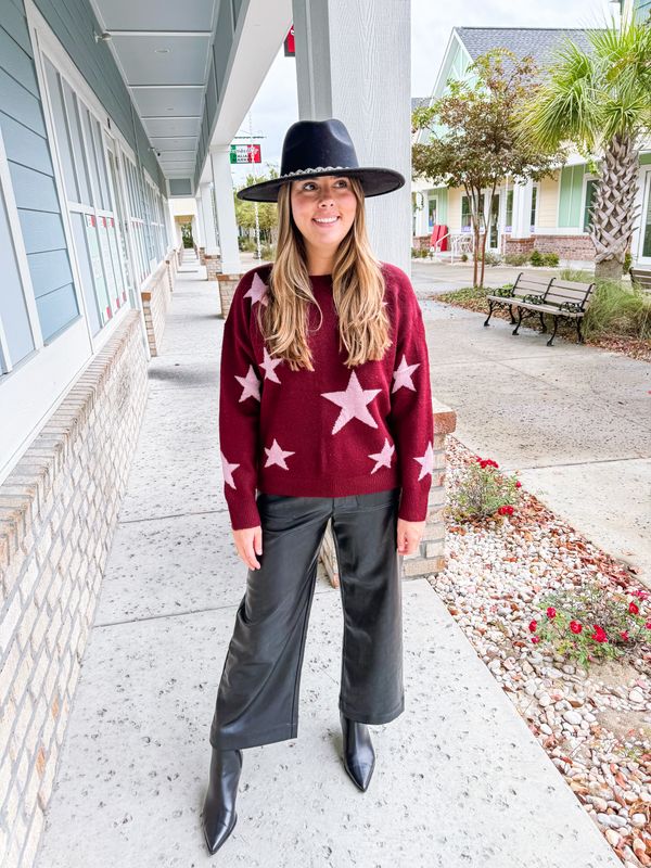 Lurex Star Sweater