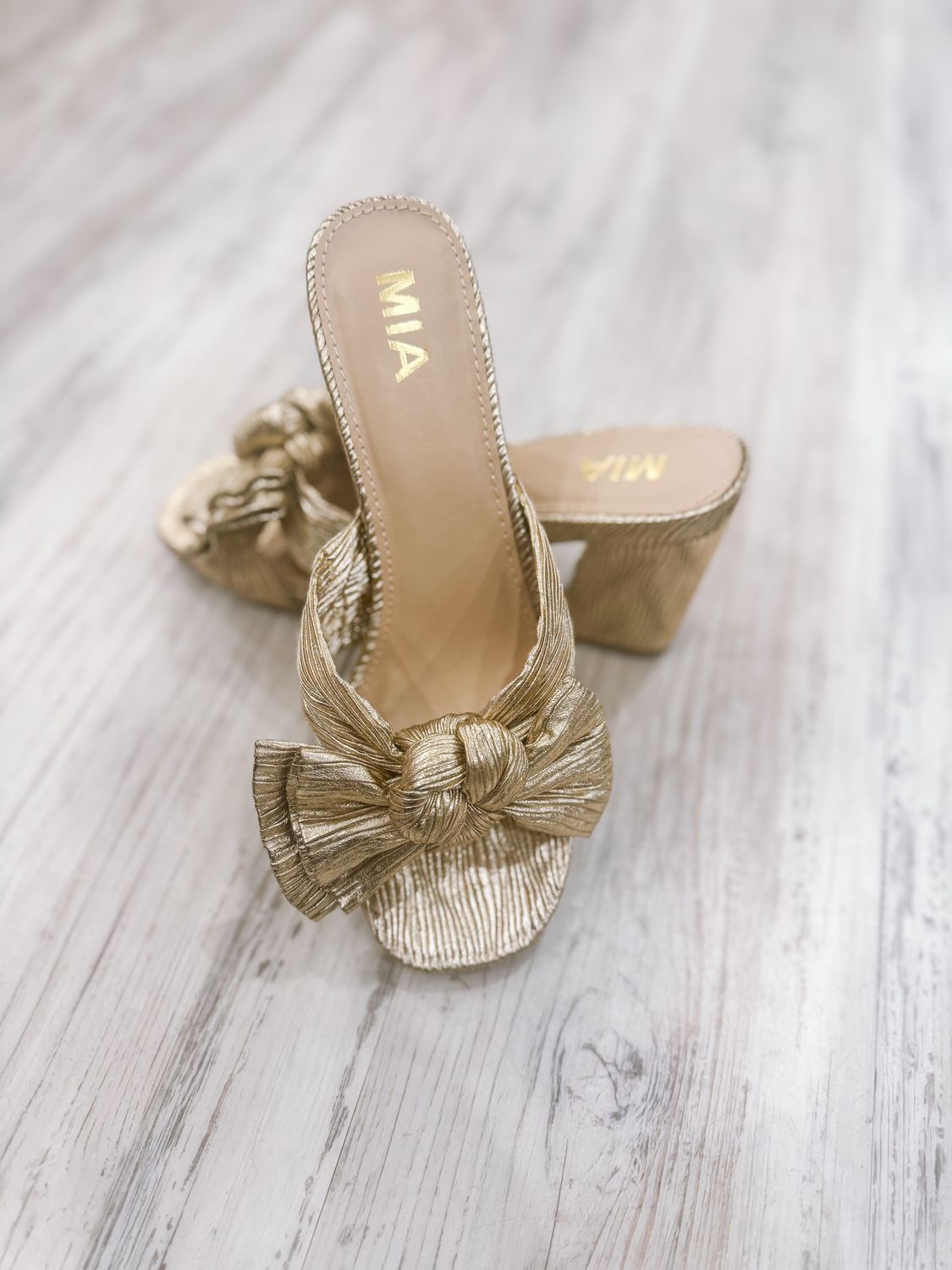 Mechelle Heels - Gold