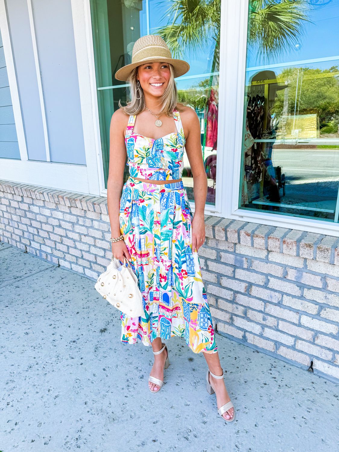 Summer Days Top/Skirt Set